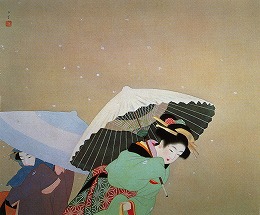 上村 松園「牡丹雪」（足立美術館蔵）　