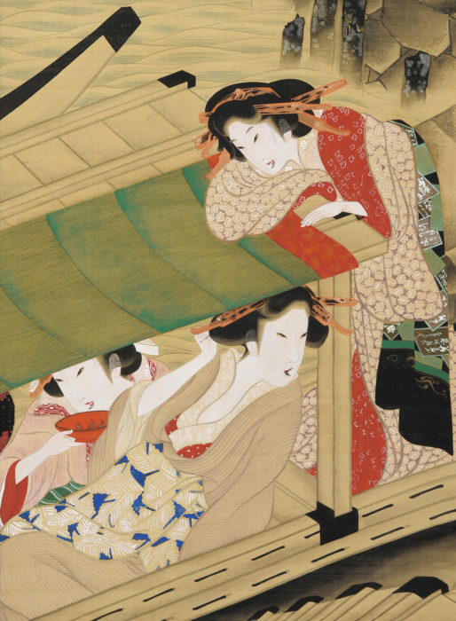 Kounsai Kuniyoshi “Boating” 