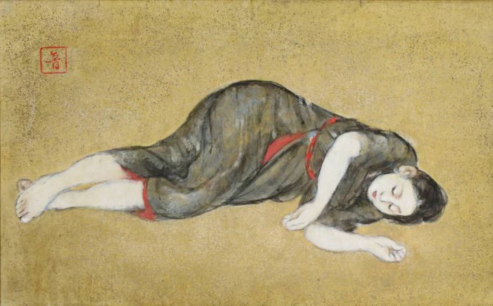 Kainosho Tadaoto “Woman Lying on the Floor” 