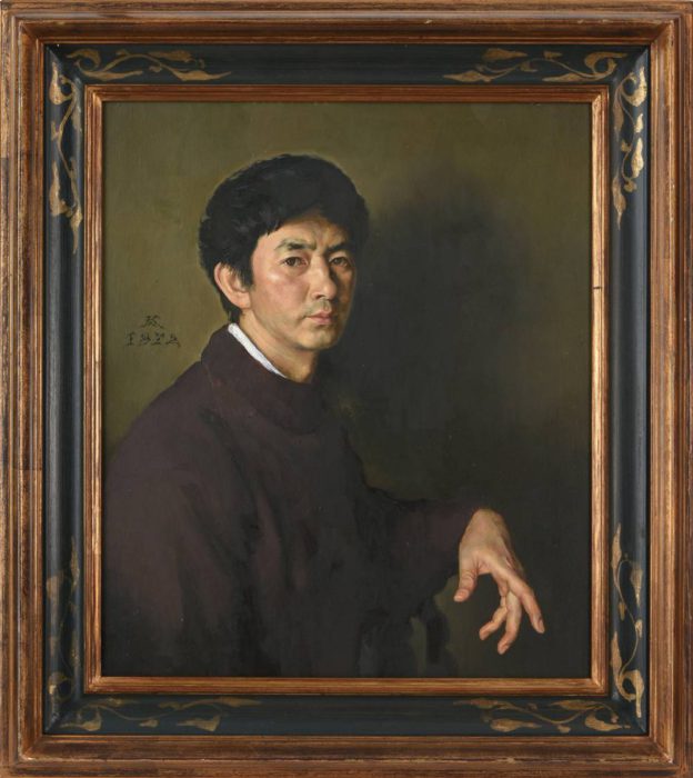 Makino Kunio “Self-portrait with Sweater” 