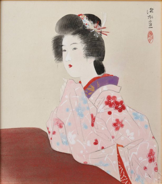 Ito Shinsui “First Warbling Heard in the New Year” 