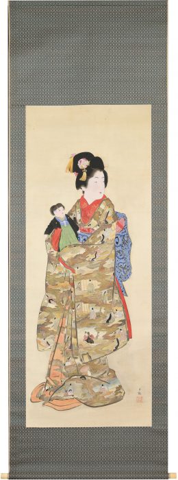 Kobayashi Kiyochika “Dressed Girl” 