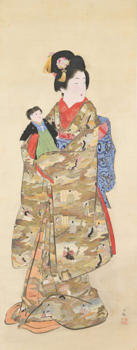 Kobayashi Kiyochika “Dressed Girl” 