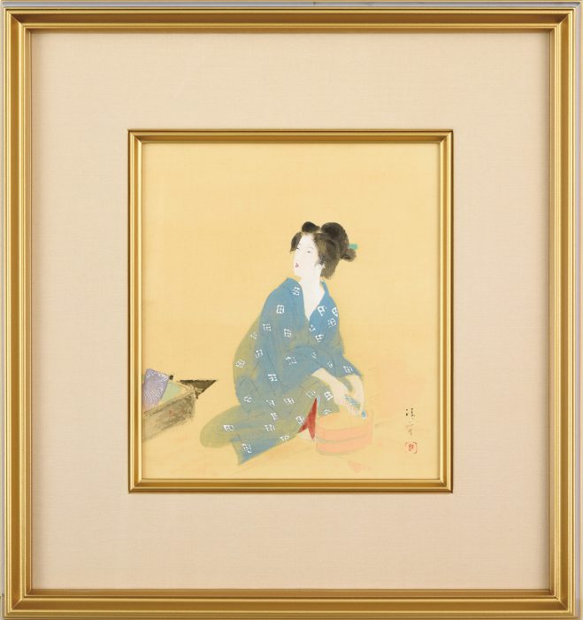 Kaburaki Kiyokata “After Bath” 