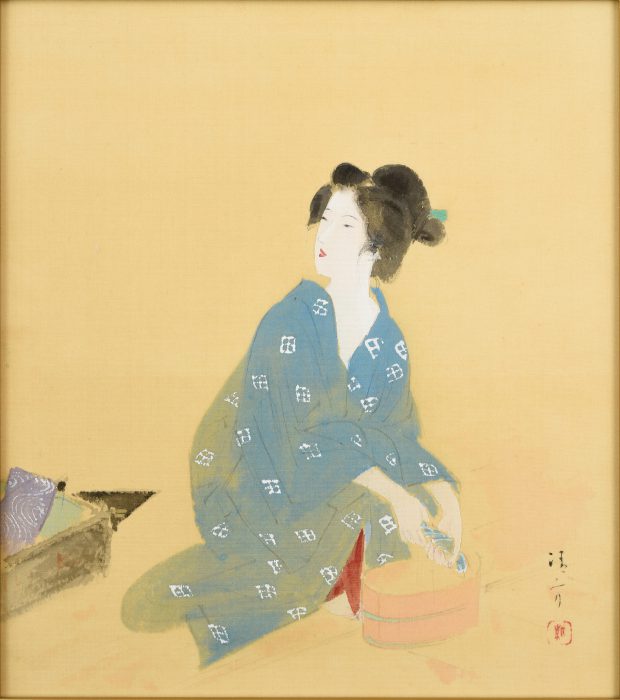 Kaburaki Kiyokata “After Bath” 