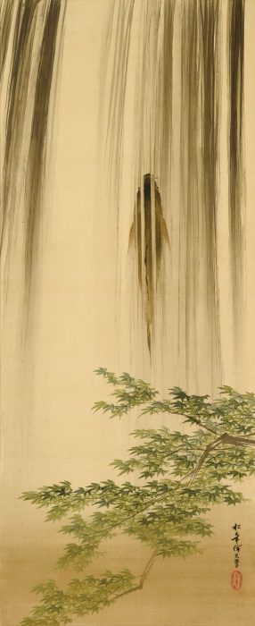 Suzuki Shonen “Carp Climbing Waterfall” 