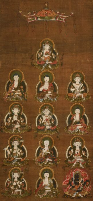 Author unknown “Thirteen Buddhas” 