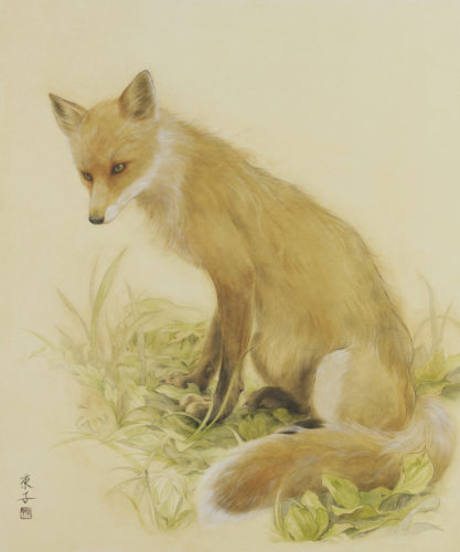 岡本 東子「狭霧流る」2012