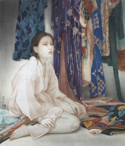 岡本 東子「色に埋もれる」2019