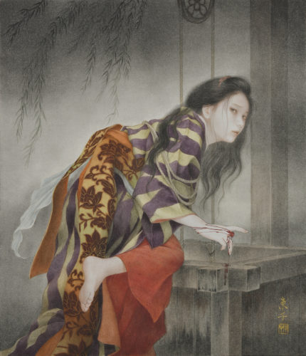 岡本 東子「毒念-番町皿屋敷より-」2021