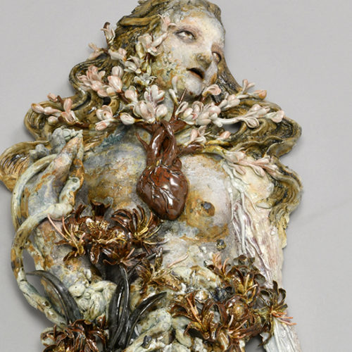 村上仁美「滅びの風-彼岸花-」(部分)