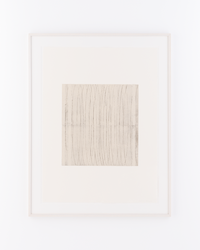 Natsumi Kobayashi, “Grass and Water”, 2024, Oil based ink on Velin Arches Paper, monoprint, 89.7 x 70.4 cm (Frame size) © Natsumi Kobayashi / Photo courtesy of GALLERY crossing