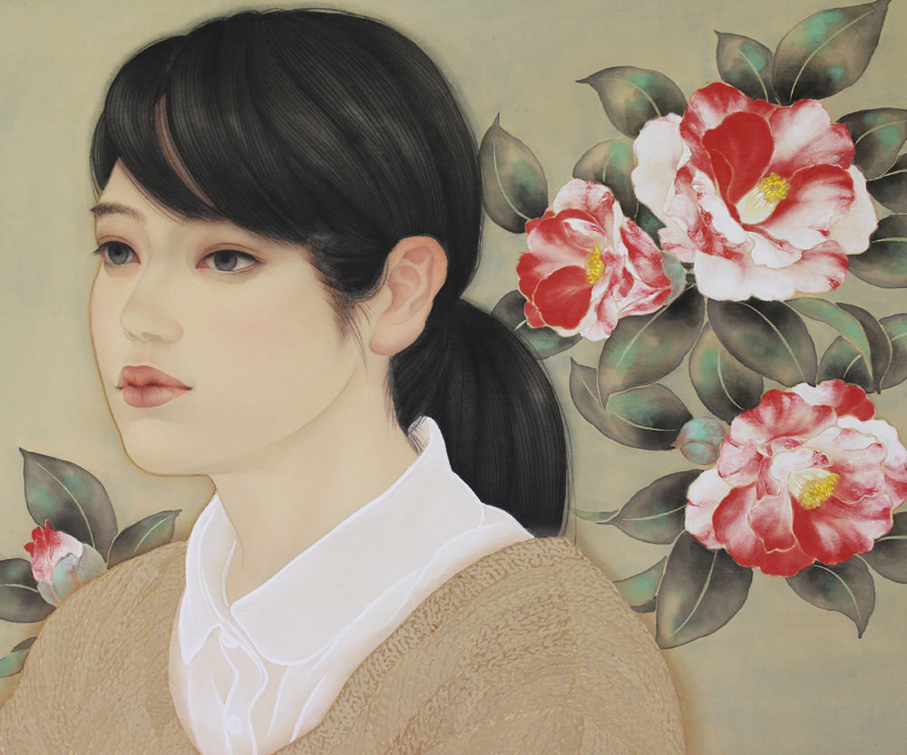 田口 由花「想・絞椿」