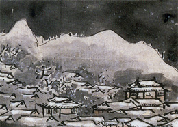 与謝蕪村「夜色楼台図」