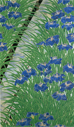 福田 平八郎「花菖蒲」