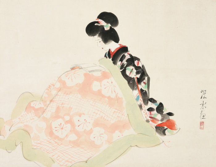 Ito Shinsui “Kotatsu (Japanese foot warmer)”