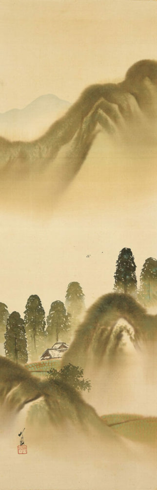 尾竹 竹坡「山水夏景」 価格 50,000円(税込)
