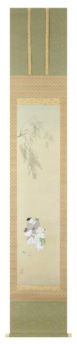 伊藤 小坡「虫売」