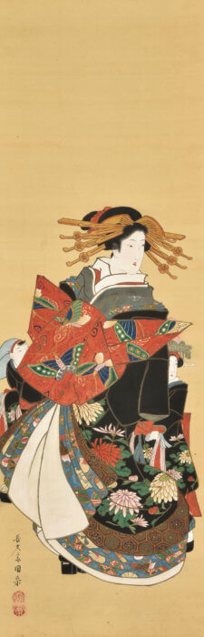 歌川 国宗「遊君禿図」