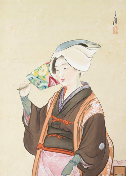 尾形 月耕「白酒売」