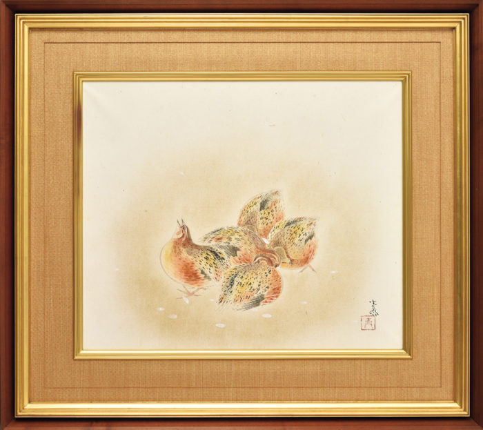 前田 青邨「鶉」の販売 | 美術品販売｜東京銀座ぎゃらりい秋華洞