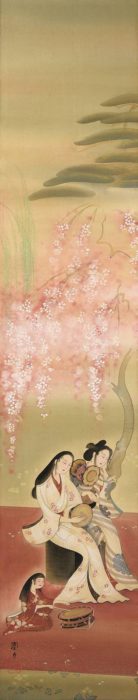 Miyake Kohaku “Beauties under the Cherry Tree” 