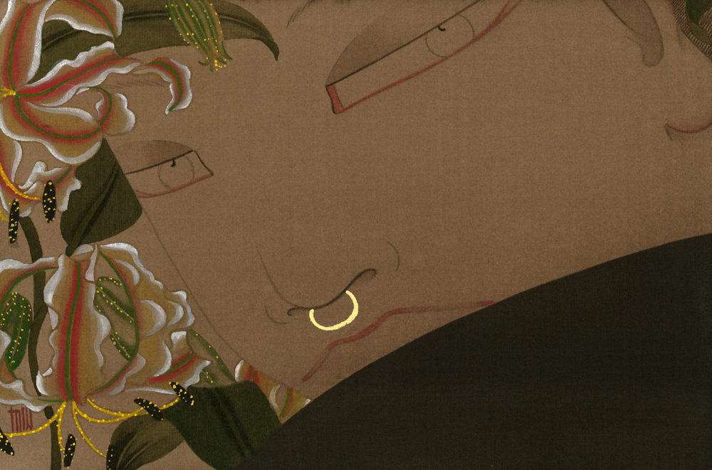 狄青(ディーチン) Di Qing「映」16.0×23.0cm