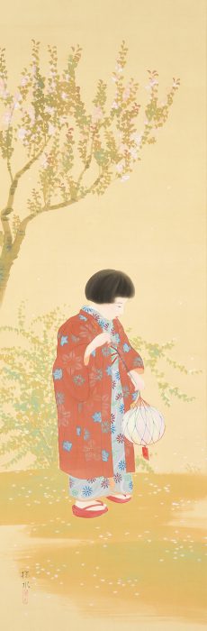 門井 掬水「女児」の販売 | 美術品販売｜東京銀座ぎゃらりい秋華洞