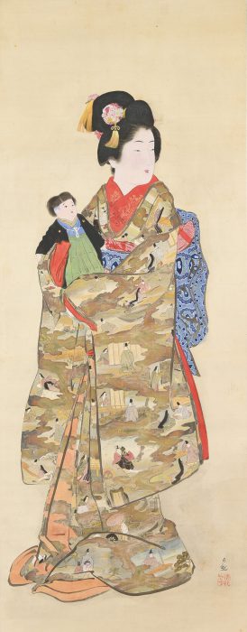 Kobayashi Kiyochika “Dressed Girl”