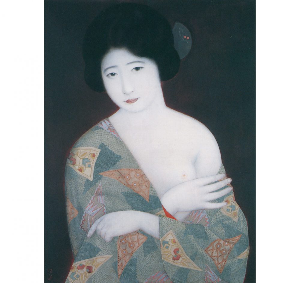 北野恒富 「婦人」 (1929)