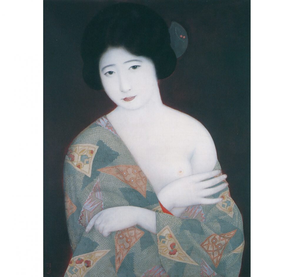 北野恒富 「婦人」 (1929)
