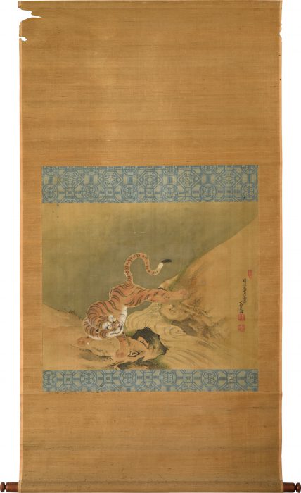 月高斎「虎図」の販売 | 美術品販売｜東京銀座ぎゃらりい秋華洞