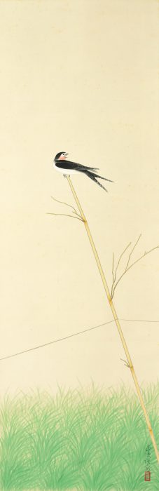 中村 岳陵 「早苗時」