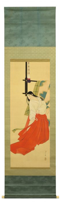 鳥居 言人「美人図」の販売 | 美術品販売｜東京銀座ぎゃらりい秋華洞