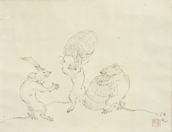 Irie Hako “Mouse Caricature”