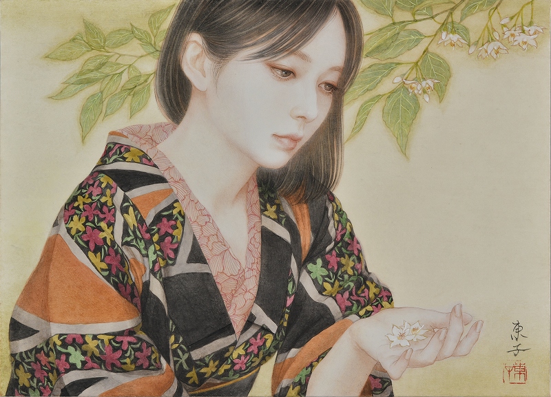 岡本東子2024「散り花」