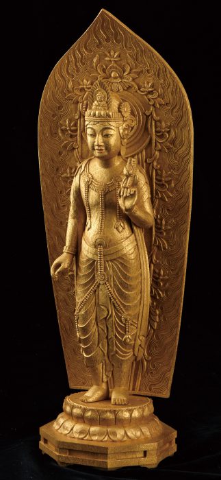 Hirano Fuzan “Aryavalokitesvara （with a Miniature Shrine）” 