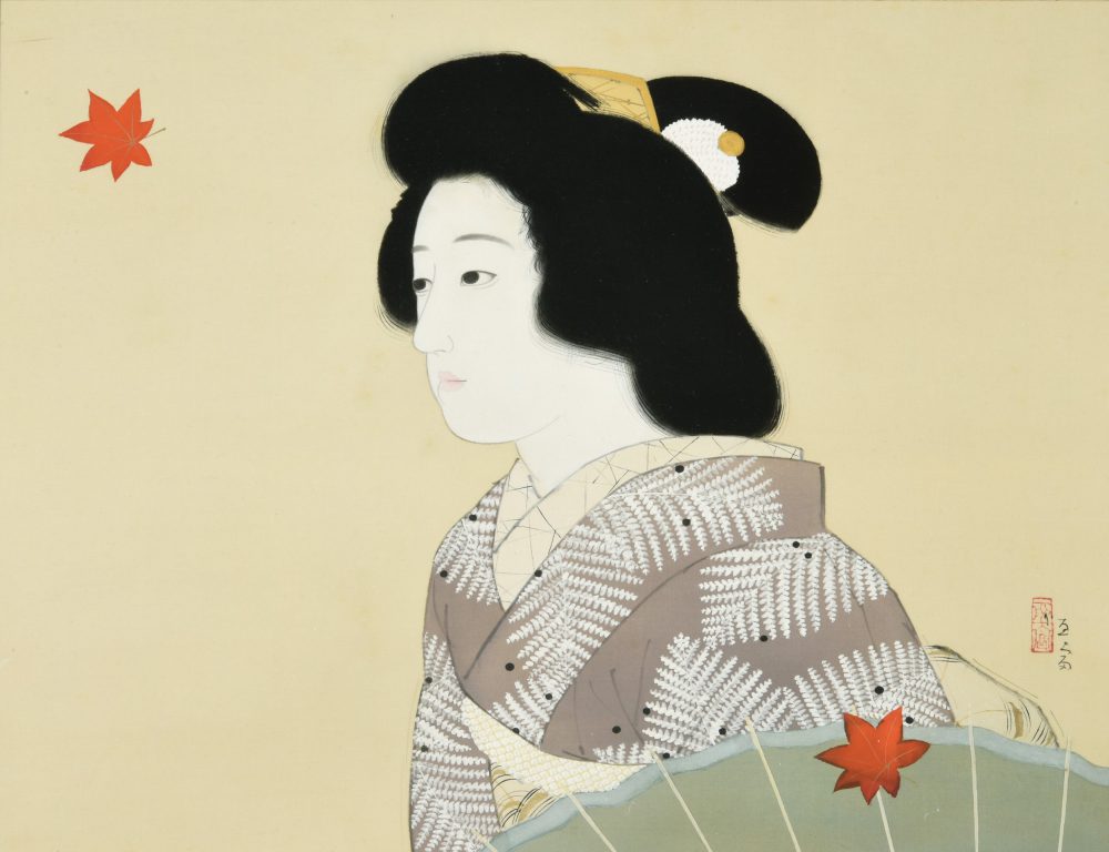 北野恒富「秋日」【掛軸】　￥240,000（税込）