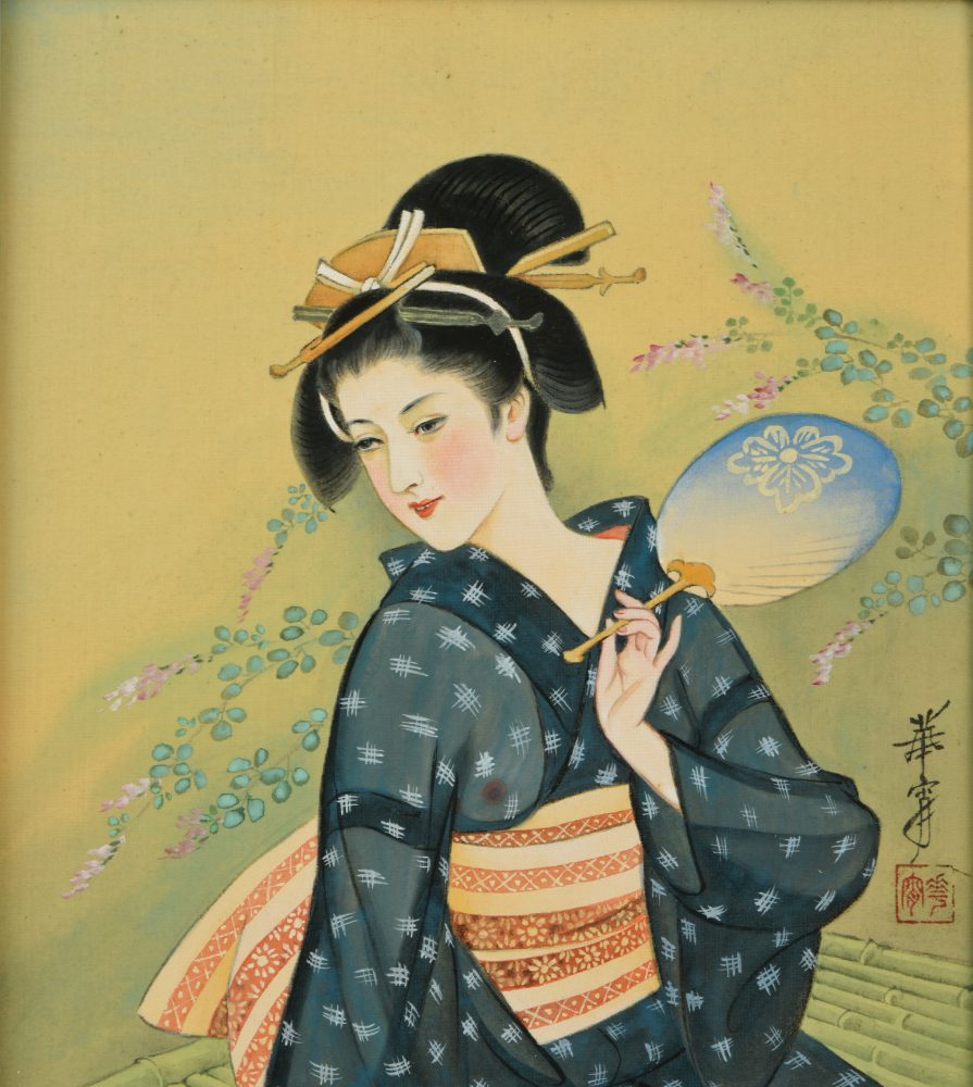 近代美術/銀座 ～近代の美人画展～ | 美術品販売｜東京銀座ぎゃらりい