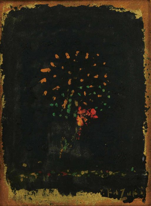 香月 泰男「花火」