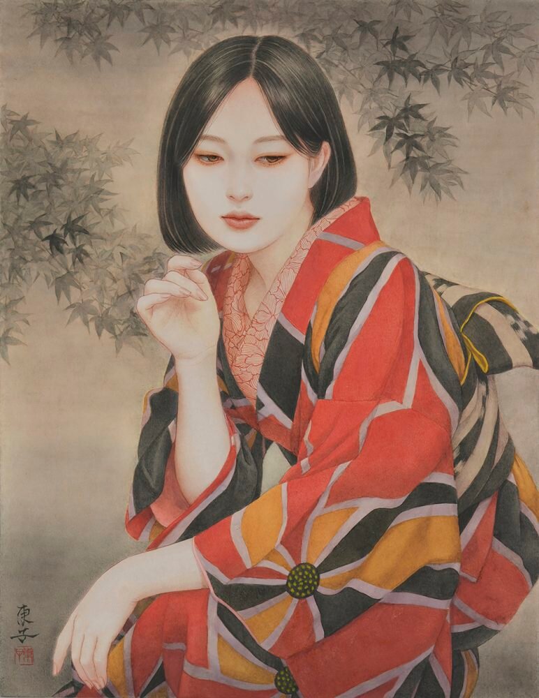 岡本東子2025「宵庭のかげろひ」