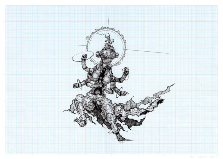 8 Guardians, Drawing No,2 Trailokyavijaya