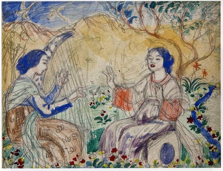 Fujishima Takeji, “Music”