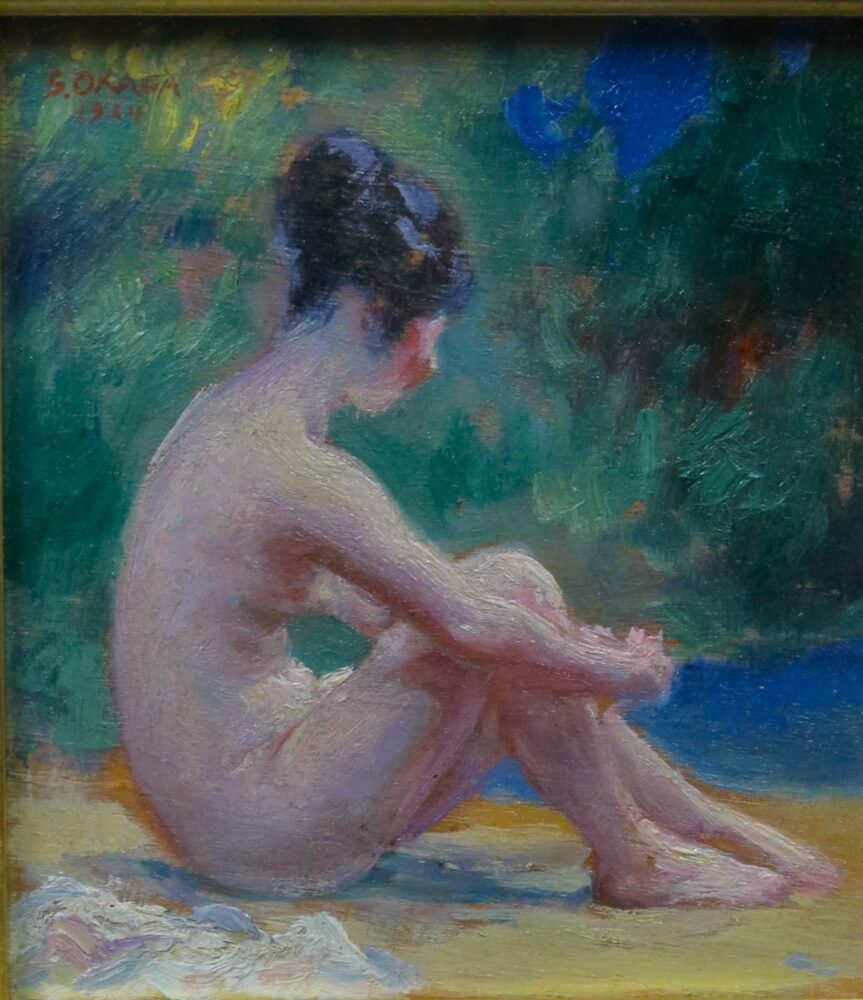 Okada Saburosuke, “Nude”, 1924