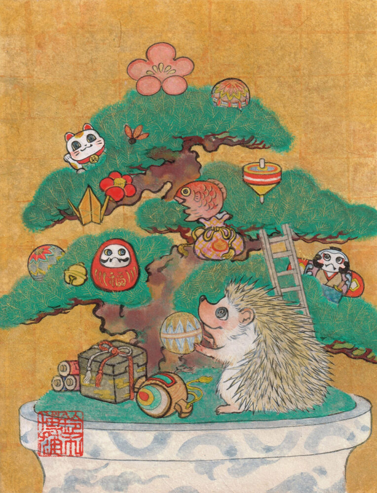 針鼠と装飾樹(2014)